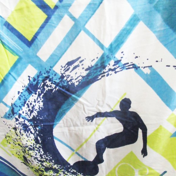 La Jolla California Beach Print Beach Towel by Limezinnias Design Surfing - Picture 2 of 8